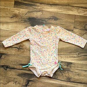 Ruffle Butts Long Sleeve One Piece Rash Guard